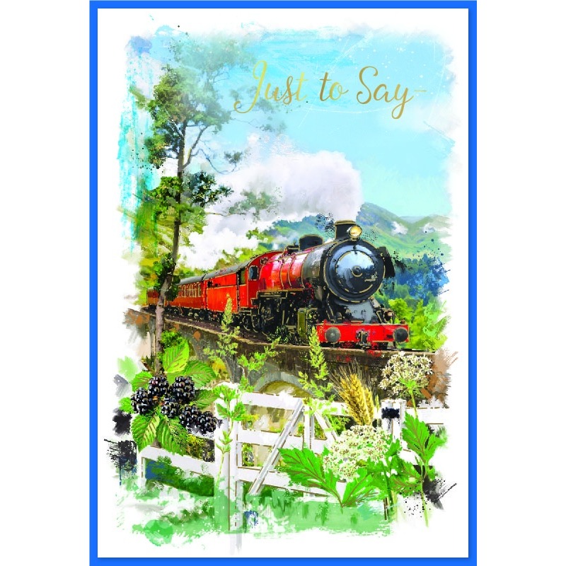 "Just To Say" Blank Card - Code G - 6pk - SE33200