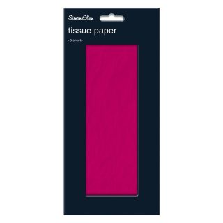 Cerise Solid Colour Tissue - TW2104