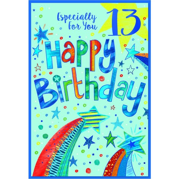 Age 13th Birthday - JUVENILE BOY C50 - SE33162