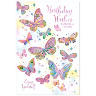 Birthday Wishes Open Female - Code H - 6pk - SE32831