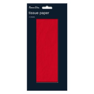 Red Solid Colour Tissue - TW2103