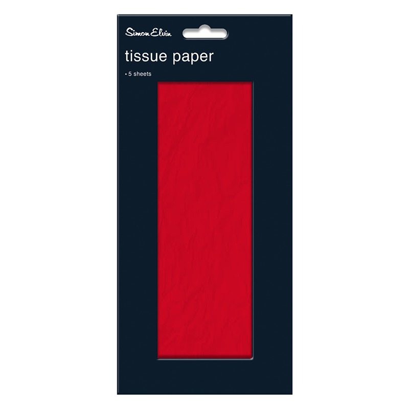 Red Solid Colour Tissue - TW2103