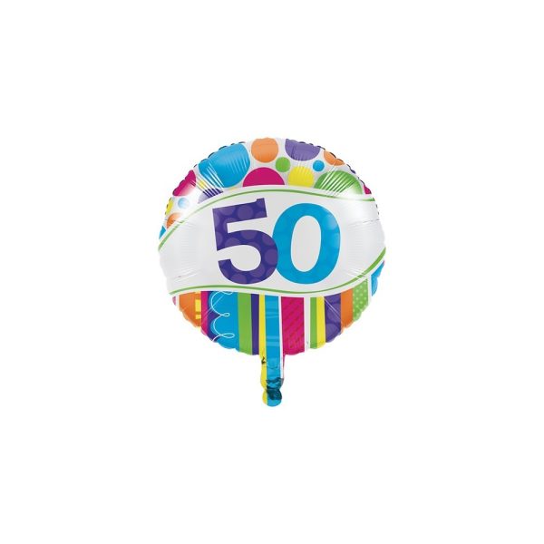 50th Birthday 18" - 40512
