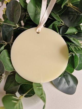 Boho/Natural Acrylic Disc 10cm Tags - 10 Pack