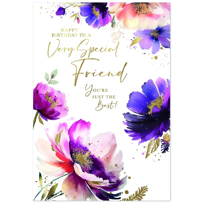 Very Special Friend Birthday - 6pk - Code O - SE33187