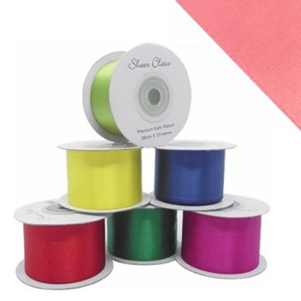 Vintage Pink Double Face Satin Ribbon - 38mmX10m - 003294