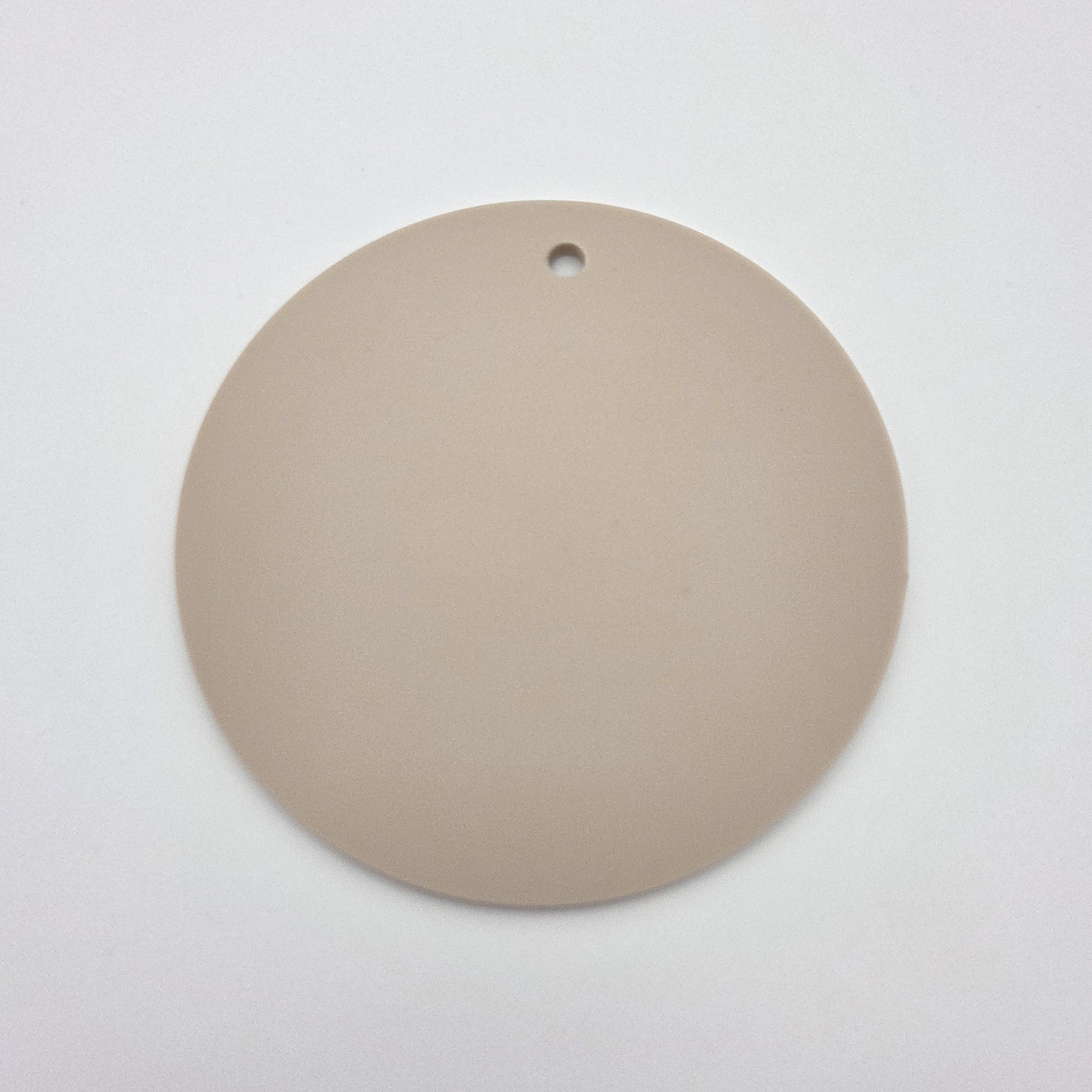 Boho/Natural Acrylic Disc 10cm Tags - 10 Pack