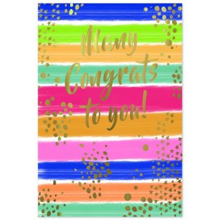 Many Congrats To You - 6pk - Code G - SE33222