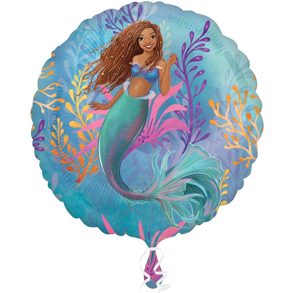 Anagram Little Mermaid Live Action Jumbo Circle Foil Balloons P454552601