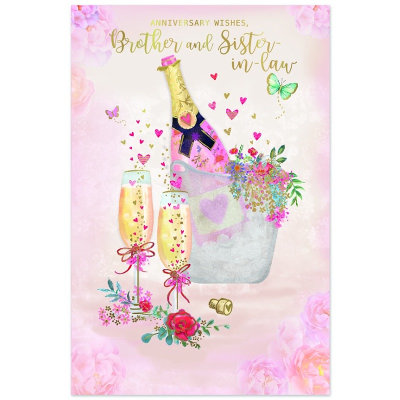 Brother & Sister-In-Law Anniversary - Code J - 6pk - SE33184