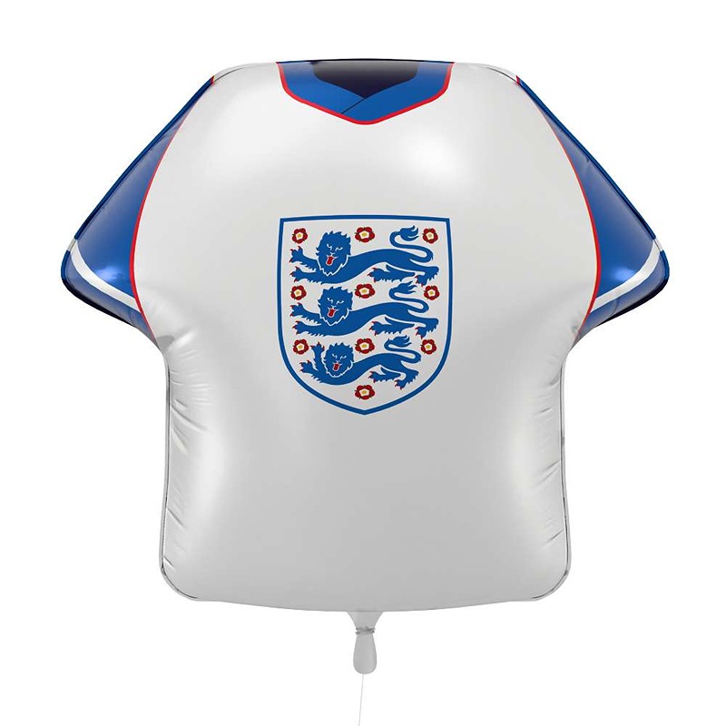 The England National Team Jersey Shaped Foil Balloon - BPD24305