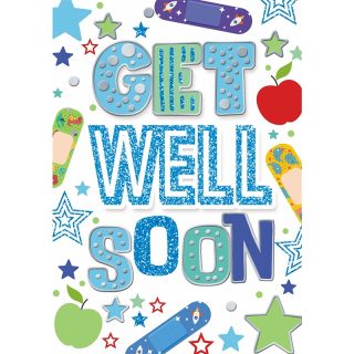 Get Well Soon Male Trad - Code 50 - 6pk - GL50094A/01