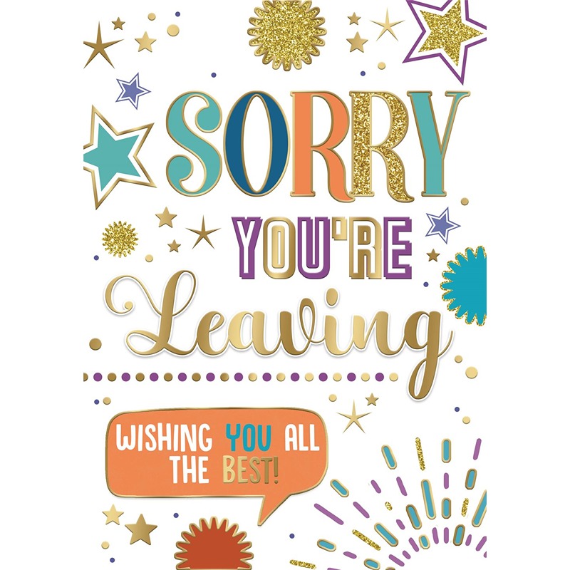 Sorry You're Leaving - 6pk - Code 50 - GL50096A-01