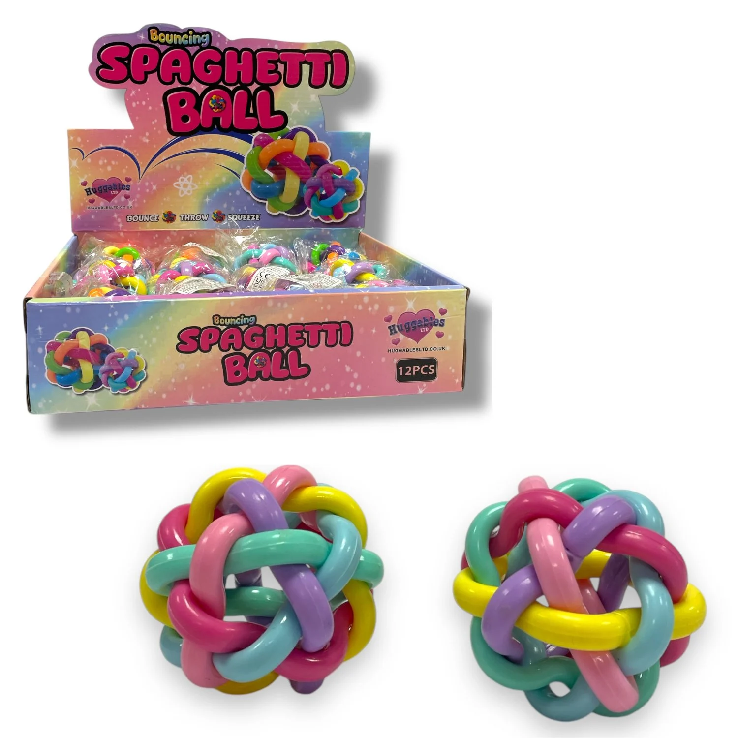 6.5cm SPAGHETTI BOUNCING BALL - HU8071