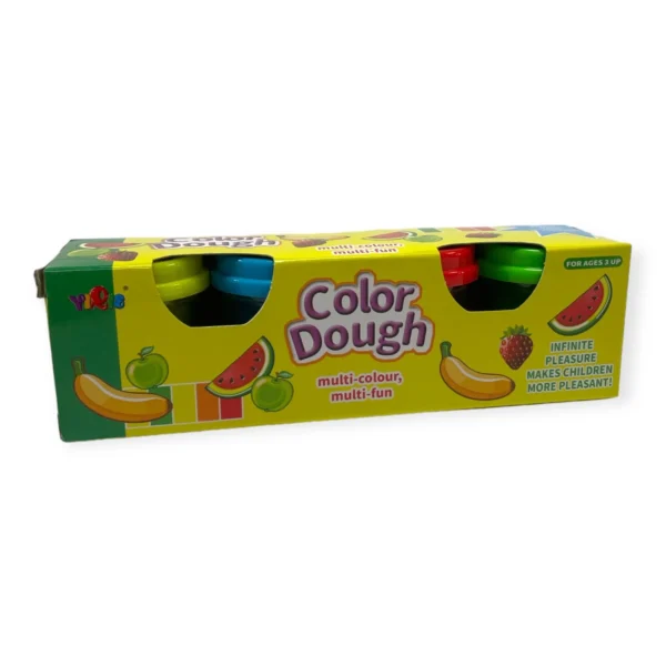 PLAY CLAY 6CM TUBS 4 PACK