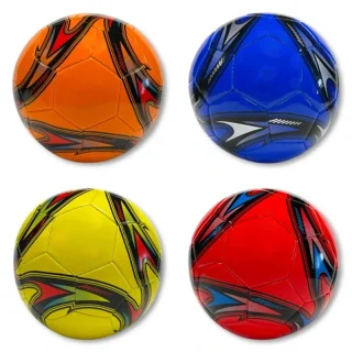 SIZE 5 FOOTBALL CIRCLE SWIRL MATT - Random Sent