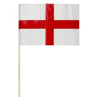 England Flags With Wooden Sticks - 031037