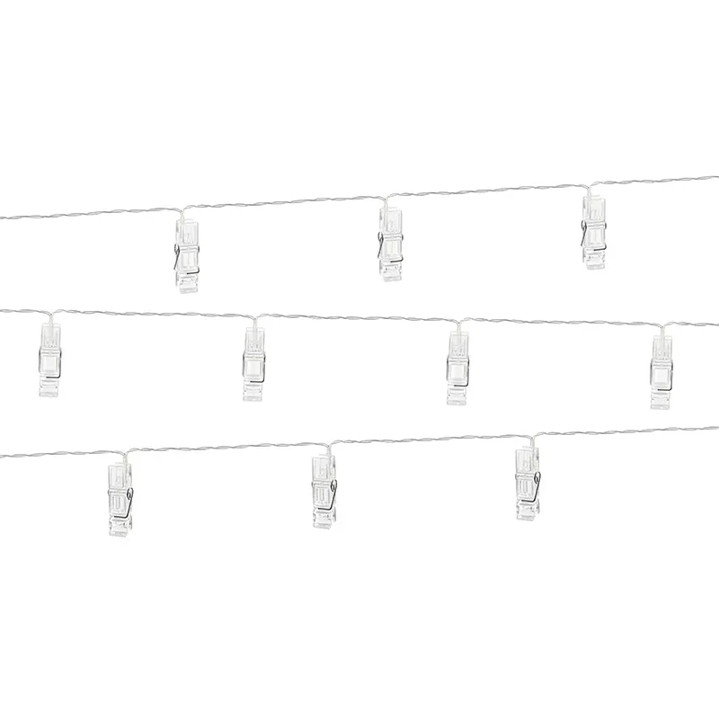 1.4M Clear LED Photo Clips Lights - LEDC3