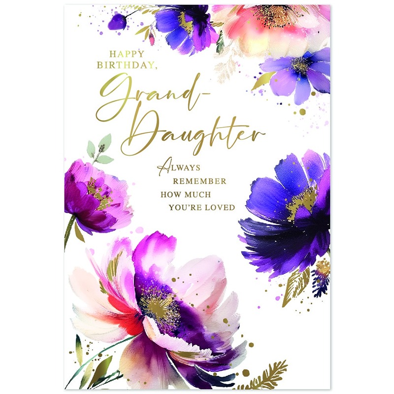 Grand-Daughter Birthday - 6pk - Code O - SE33187