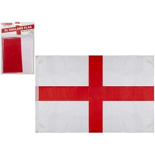 ST GEORGE RAYON FLAG WITH GROMMETS 120 X 65CM