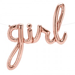 North Star 37" SCRIPT - PKD. - GIRL ROSE GOLD