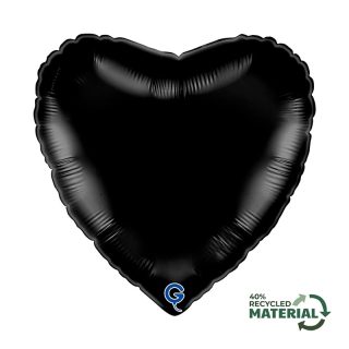 Grabo - 18" Black Heart Foil - 18004K-P