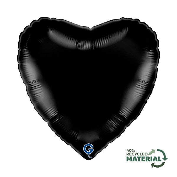 Grabo - 18" Black Heart Foil - 18004K-P