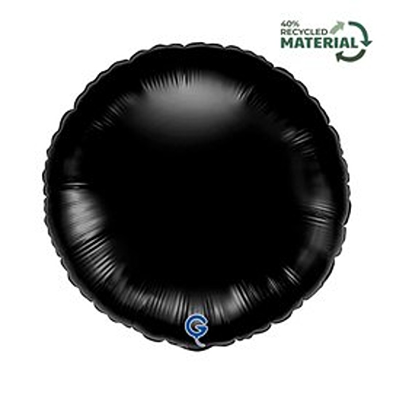 Grabo - Round Black Foil - 18" - 18104K-P