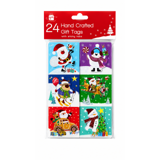 24 Hand Crafted Novelty Tags - XGIMTAC5A201