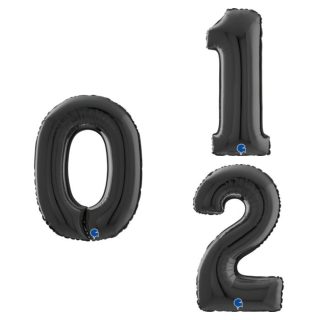 26" Black Numbers