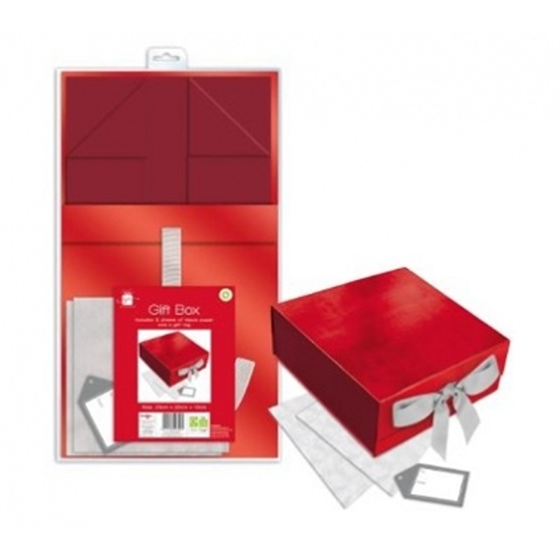 25cms Flat Pack Gift Box - XANGB632