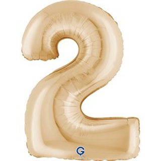 “Grabo 40" White Gold Number 2 Shape Pkt - 292WHG-P