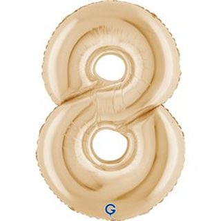 Grabo 40" White Gold Number 8 Shape Pkt - 298WHG-P