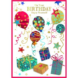 Isabel's Garden - 6 Pack - Open Male Birthday- C50 - 33127