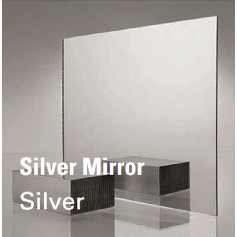 600mm x 400mm Arch Mirror Silver - Image 2