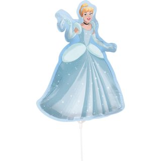 Riethmiller - Mini Foil Balloon - Shape Cinderella- 1-11120