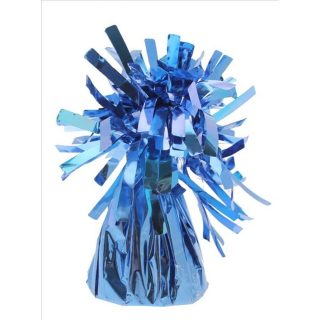 Baby Blue Foil Balloon Weight (Pk12)  (1/6pks)-BW30318