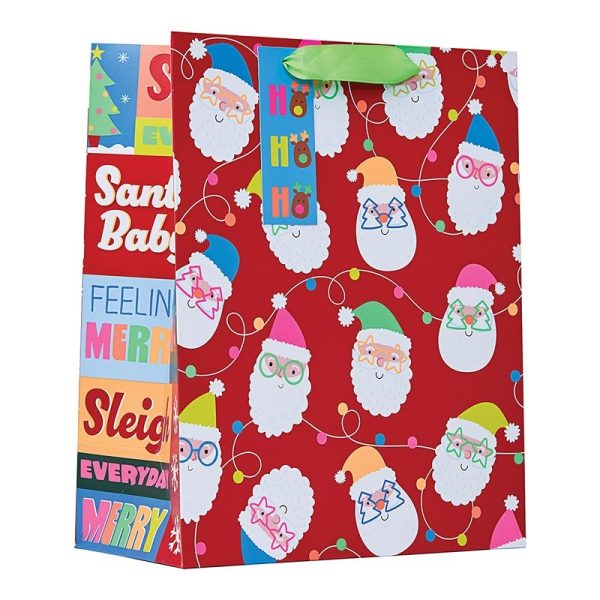 Neon Santa Large Bag - UVX-3-L