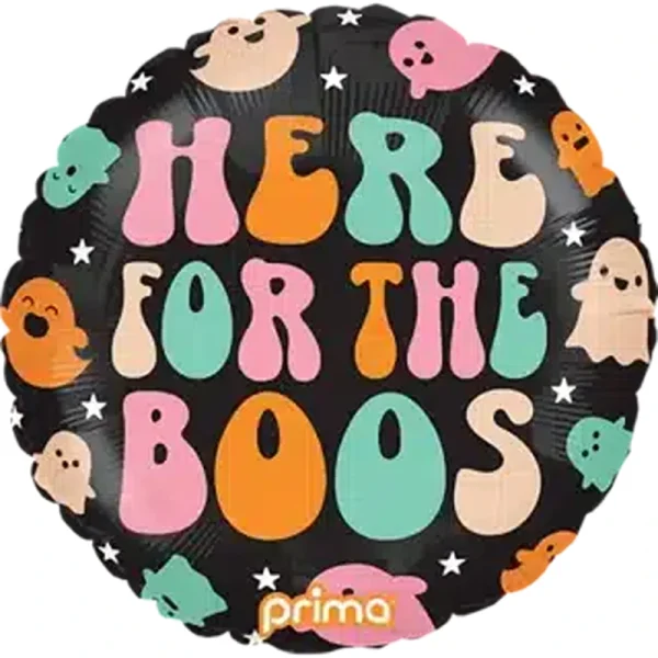 Prima - -  18" Round Here for the Boos Ghosts - PF-0008-18-50-1
