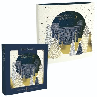 Tom Smith – 5 Luxury Christmas Town Cards - XTOMBCC4A306