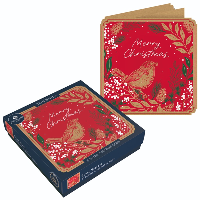 Tom Smith - 10 Deluxe Red Robin Cards - XTOMBCC4A604