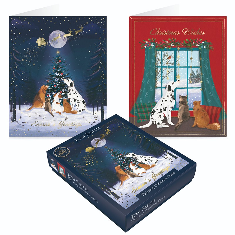 Tom Smith - 15 Luxury Pets Cards - XTOMBCC5A408