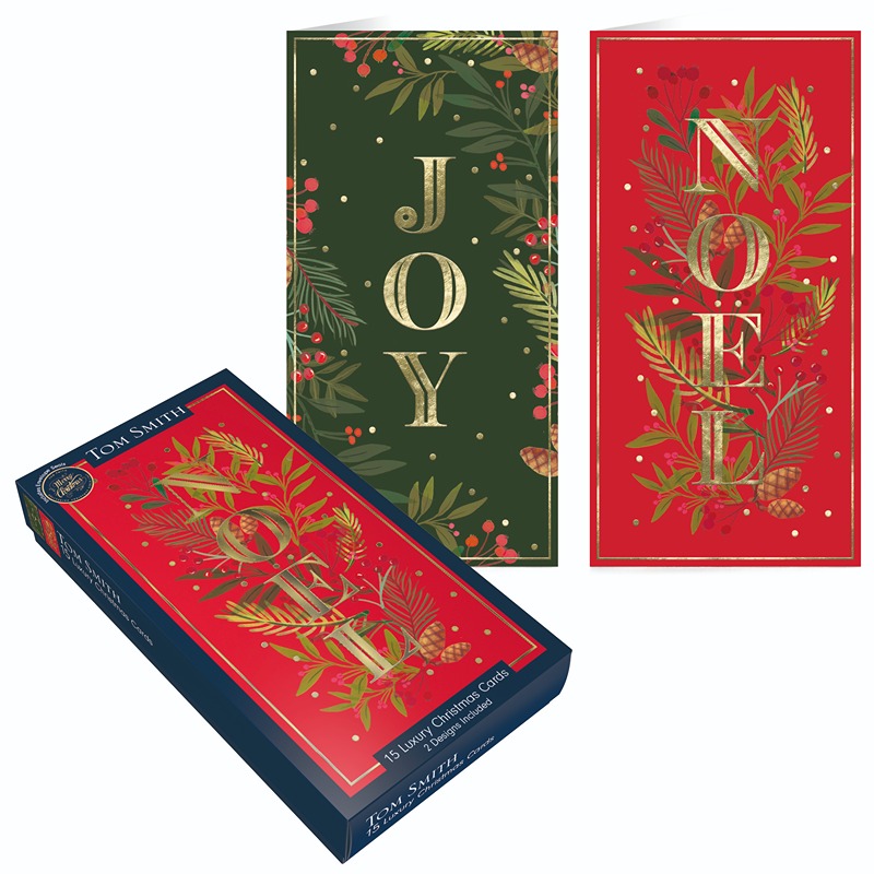 Tom Smith - 15 Slim Foliage Text Cards - XTOMBCC5A500