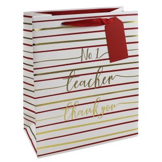 NO.1 TEACHER MEDIUM GIFTVBAG 72 - 27165-3C