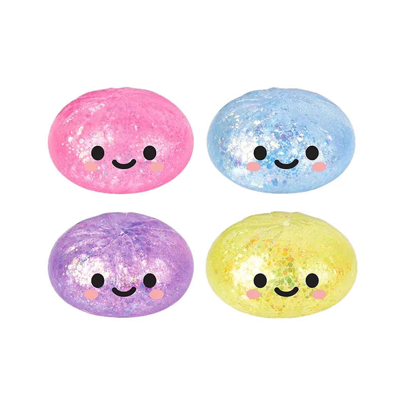 Squishy Chunky Glitter Dumplings Dia 8.5cm - TOY/13754