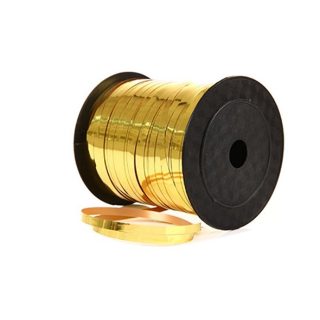 Florist Supplies - CURLING RIBBON  METALLIC GOLD - 5mm X 250 YARDS - 838466