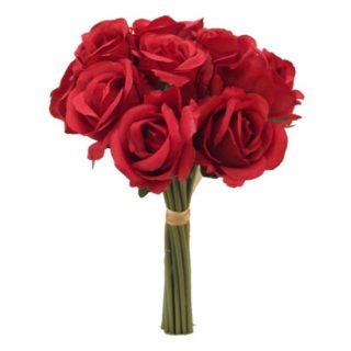24cm ROSEBUD BUNDLE (12 STEMS) RED - 892604