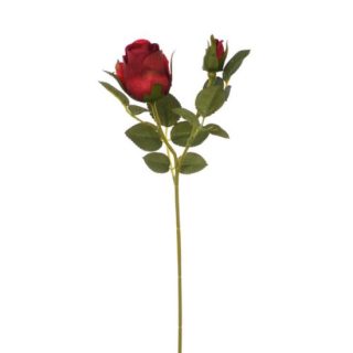 36cm SWEET ROSE SPRAY DARK RED - 013767