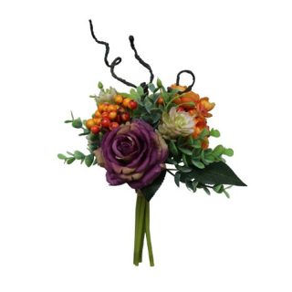 33cm ROSE & BERRY BUNDLE PURPLE/ORANGE - 028792