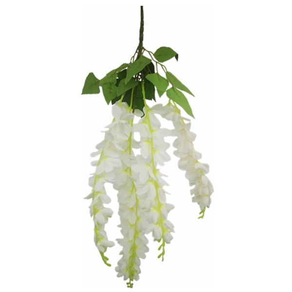 69cm TRAILING WISTERIA IVORY - 017710